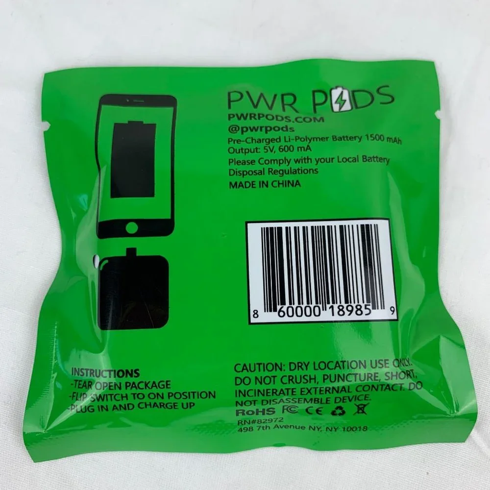 Pwr Pods Emergency Phone Charger For Android